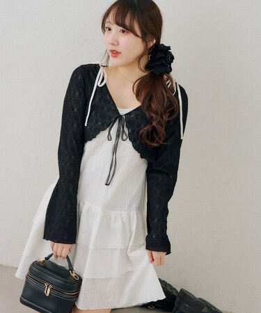 【continuer】レースボレロ×キャミチュニックSET