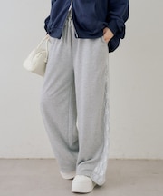 サイドレーススウェットパンツ