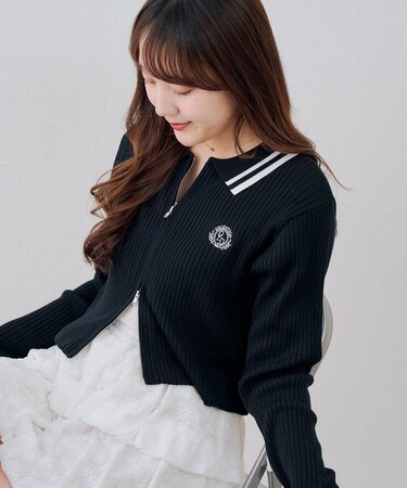 【Another Branch】ダブルZIPカーディガン