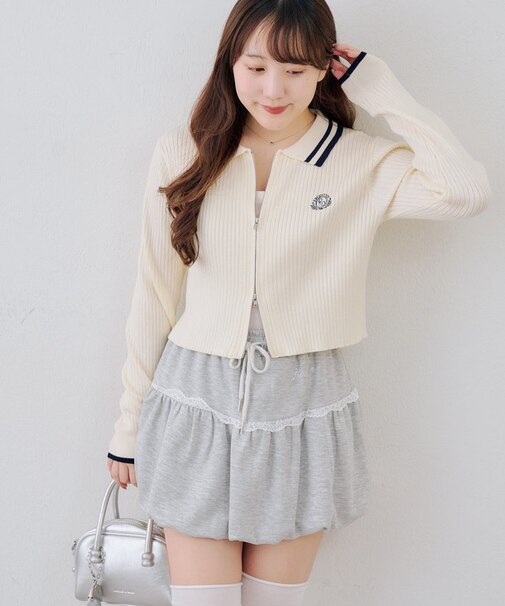 【Another Branch】ダブルZIPカーディガン