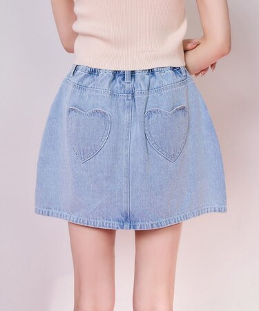 【one after another】ハートコレデニムミニ