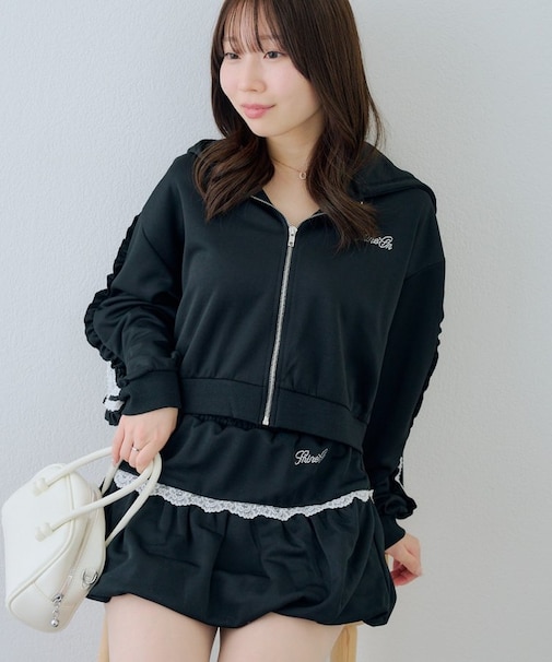 【continuer】【セットアップ】トラックレースパーカー