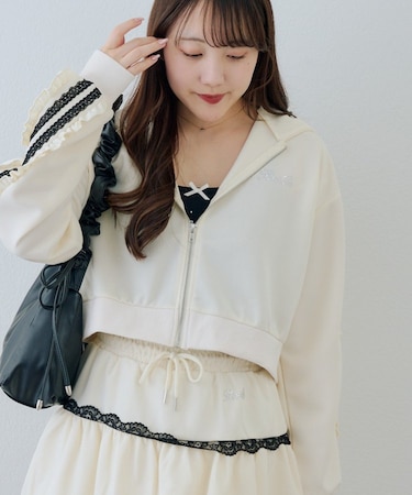 【continuer】【セットアップ】トラックレースパーカー