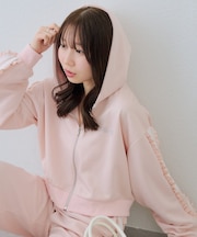 【continuer】【セットアップ】トラックレースパーカー