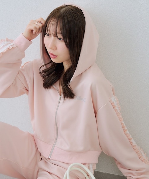 【continuer】【セットアップ】トラックレースパーカー