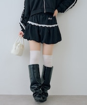 【continuer】【セットアップ】レースバルーンスカート