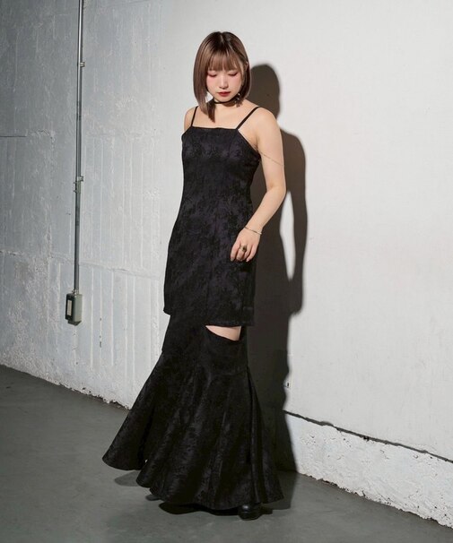 【Mavie..7】【サイズ展開有】マーメイドキャミワンピース