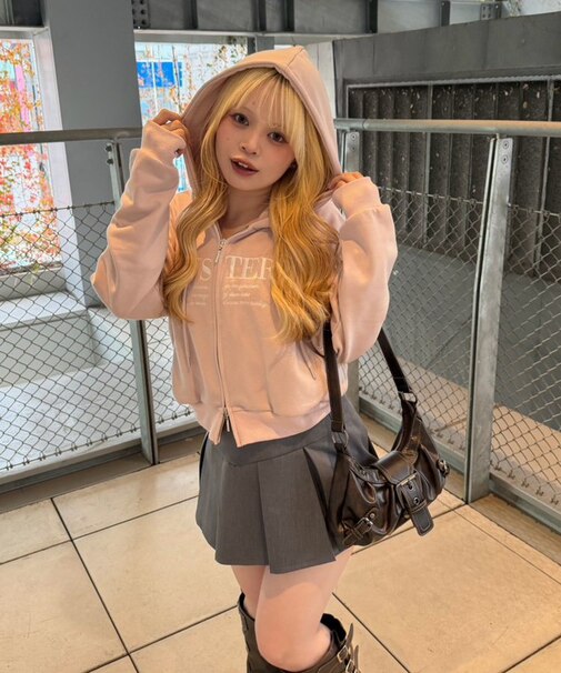 【continuer】【丈の長さを選べる】キラキラパーカー