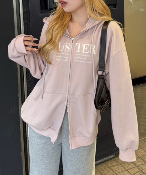 【continuer】【丈の長さを選べる】キラキラパーカー