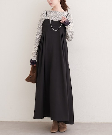 【EVERY.VERY niceclaup】タックキャミワンピース