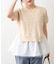 【OUTLET限定】【セットアイテム】M/Lサイズ展開 半袖プルオーバー+ペプラ