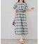 【OUTLET限定】上品な雰囲気漂う、ピンタック袖フレアワンピース