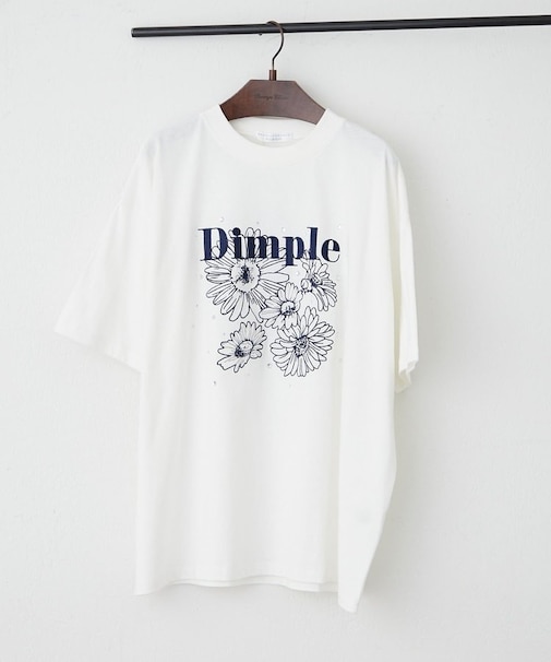 【ANOTHER BRANCH】花刺繍×ラインストーンTシャツ