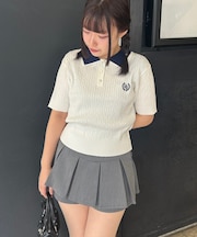 【ANOTHER BRANCH】2枚衿ケーブルポロ