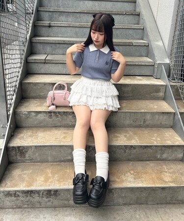 【ANOTHER BRANCH】2枚衿ケーブルポロ