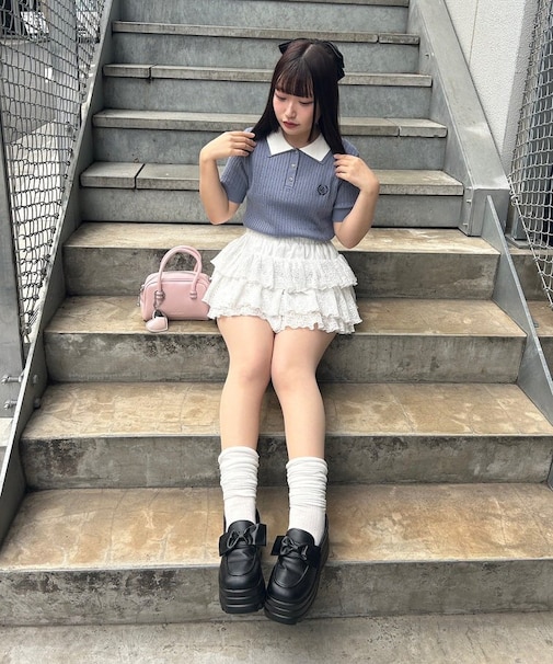 【ANOTHER BRANCH】2枚衿ケーブルポロ