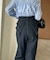 後リボンストレートデニム