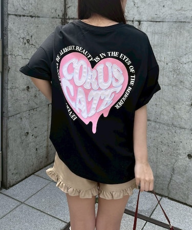【continuer】とろーりハートBIGTシャツ