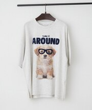 【continuer】メガネ犬半袖BIGT