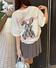 【continuer】レースウサギBIGTシャツ