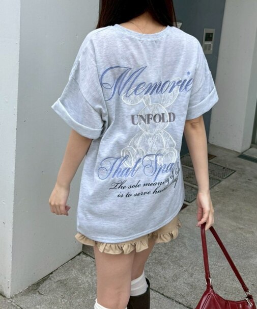 【continuer】レースウサギBIGTシャツ