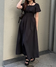 【continuer】2WAYバルーン袖ワンピース