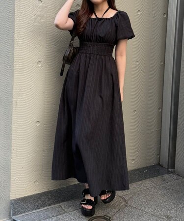 【continuer】2WAYバルーン袖ワンピース