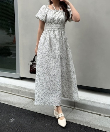 【continuer】2WAYバルーン袖ワンピース