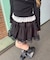 【continuer】重ねチュールミニスカート