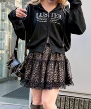 【continuer】重ねチュールミニスカート