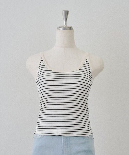 【カップ付き】配色ブラトップ