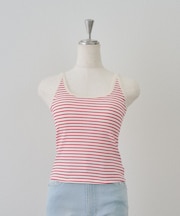 【カップ付き】配色ブラトップ