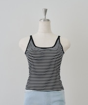 【カップ付き】配色ブラトップ