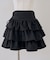 【continuer】サイドリボンティアードミニスカート