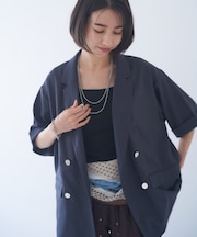 【スカーフSET！】ハーフスリーブテーラージャケット