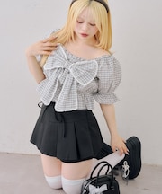 【continuer】レースBigリボンブラウス