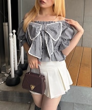 【continuer】レースBigリボンブラウス