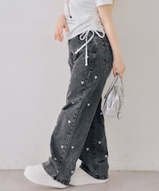 【ANOTHER BRANCH】刺繍アソートパンツ