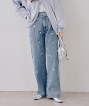 【ANOTHER BRANCH】刺繍アソートパンツ