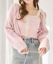 【one after another】配色ビスチェ