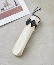 【超軽量】リボン付き折りたたみ傘