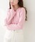 【natural couture】スカラップラメニット