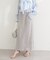 【natural couture】スリット釦ナロースカート