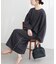【natural couture】スリット釦ナロースカート