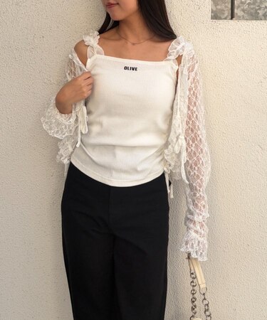 【ANOTHER BRANCH】ドロストフリルキャミソール