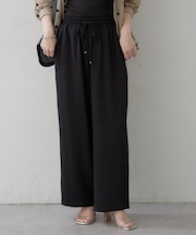 【らくちん/着回し】リラックスワイドイージーパンツ