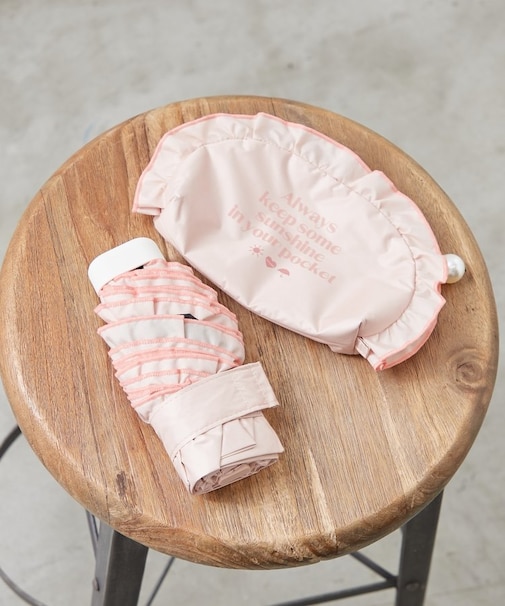 【晴雨兼用】ポーチ付き折りたたみ傘