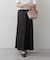 《無地/ドット》サテンマーメイドスカート
