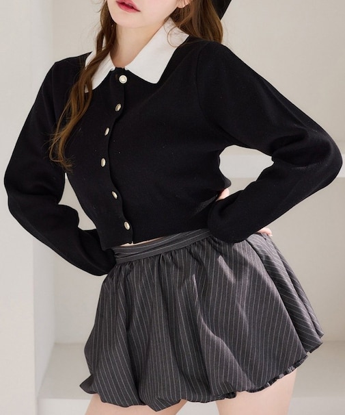 【one after another】衿付きニット