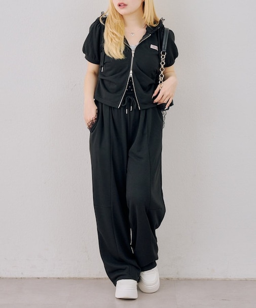 【continuer】ショートパーカーセットアップ